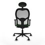 Chaise de Bureau avec Appui-tête Jorquera Piqueras y Crespo 1D036N1 Vert