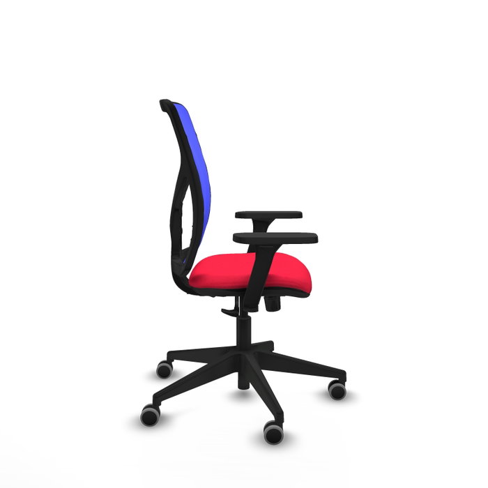 PIQUERAS Y CRESPO Chaise Motilla Synchro Rouge et Bleu avec Accoudoirs 3D PIQUERAS Y CRESPO Chaise Motilla Synchro Rouge et Bleu avec Accoudoirs 3D