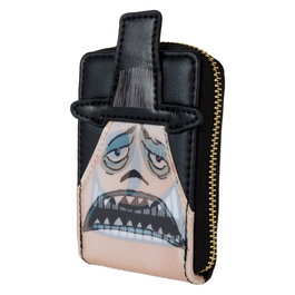 Loungefly Portefeuille Lenticulaire Disney L'Étrange Noël de Monsieur Jack, 6.87x10.62 cm, Pliant en Cuir Vegan PU, Fermeture Éclair Dorée