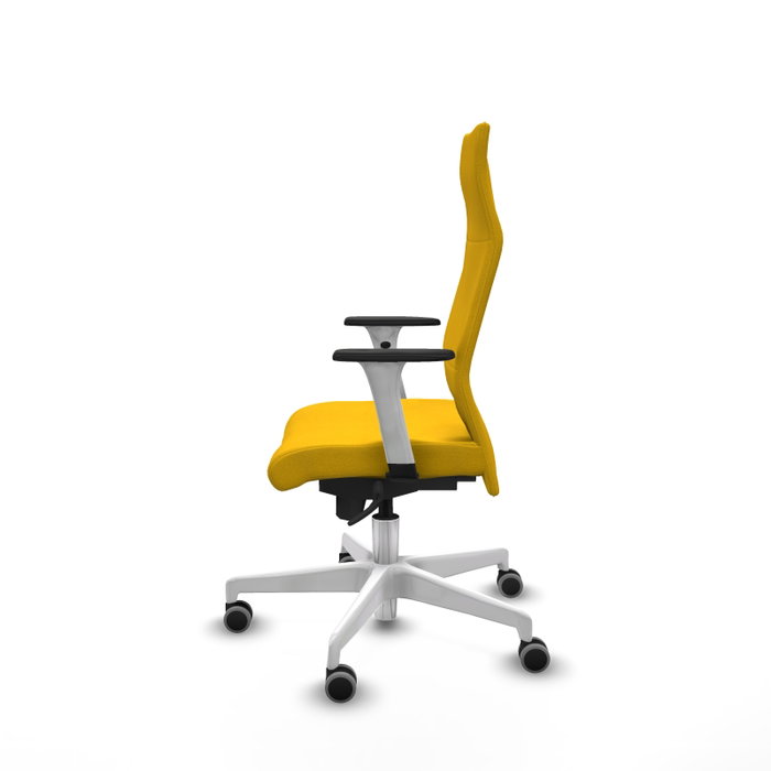 Piqueras Y Crespo Fauteuil Albacete, Mécanisme Synchrone, Tissu Jaune Piqueras Y Crespo Fauteuil Albacete, Mécanisme Synchrone, Tissu Jaune
