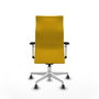 Piqueras Y Crespo Fauteuil Albacete, Mécanisme Synchrone, Tissu Jaune