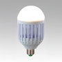 Jata Hogar Piège à moustiques intérieur/extérieur avec ampoule LED UV 5W 30m² IP20 Ø7,8 x 15,5 cm