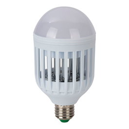 Jata Hogar Piège à moustiques intérieur/extérieur avec ampoule LED UV 5W 30m² IP20 Ø7,8 x 15,5 cm