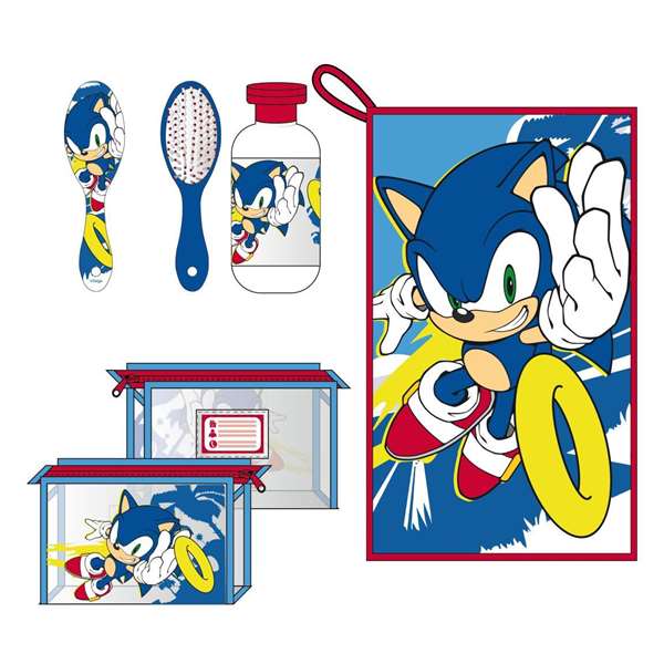 Cerdá Trousse de toilette voyage Sonic avec accessoires 23.0 x 15.0 x 8.0 cm Bleu Cerdá Trousse de toilette voyage Sonic avec accessoires 23.0 x 15.0 x 8.0 cm Bleu
