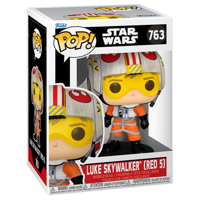 Funko POP - Figurine Vinyle Star Wars Luke Skywalker Red 5 - 9 cm avec Boîte Cadeau