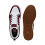 Chaussures casual homme Puma Rebound V6 Low Blanc Bordeaux