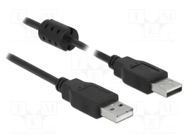 DELOCK Câble USB 2.0 A vers A 5m Noir