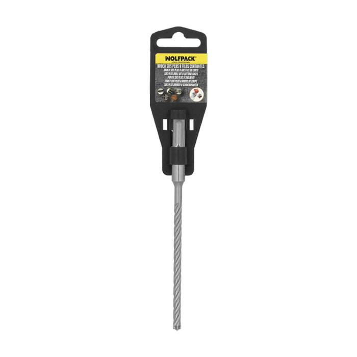 WOLFPACK LINEA PROFESIONAL Broca SDS Plus Ø 5 x 160 mm pour béton armé WOLFPACK LINEA PROFESIONAL Broca SDS Plus Ø 5 x 160 mm pour béton armé