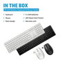 HP Ensemble Clavier et Souris Sans Fil Référence 650 - Durable et Facile à Nettoyer