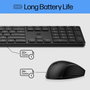 HP Ensemble Clavier et Souris Sans Fil Référence 650 - Durable et Facile à Nettoyer