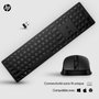 HP Ensemble Clavier et Souris Sans Fil Référence 650 - Durable et Facile à Nettoyer
