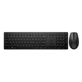 HP - Ensemble Clavier et Souris sans fil 650 - Clavier AZERTY Noir - Connexion par Dongle USB - Garantie 2 ans