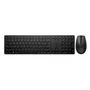 HP - Ensemble Clavier et Souris sans fil 650 - Clavier AZERTY Noir - Connexion par Dongle USB - Garantie 2 ans