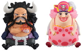 Megahouse Set de figurines Lookup One Piece Kaido The Beast & Big Mom
