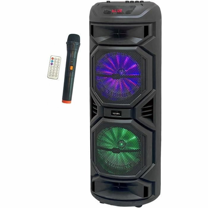 Inovalley Enceinte Karaoké lumineuse HP59-XXL Noir 800 W Inovalley Enceinte Karaoké lumineuse HP59-XXL Noir 800 W