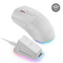 Mars Gaming Souris Sans Fil MMT3 RGB Tri-Mode 14400 DPI Rechargeable Blanc