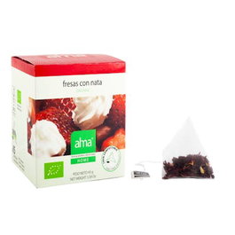 ALMA HOME Infusion Fraises et Crème 15 Pyramides ECO VEGAN