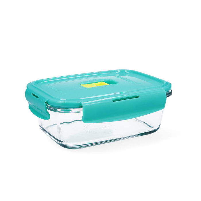 Recipiente Rectangular Hermético Vidrio Pure Box Holy Luminarc 82 cL Recipiente Rectangular Hermético Vidrio Pure Box Holy Luminarc 82 cL