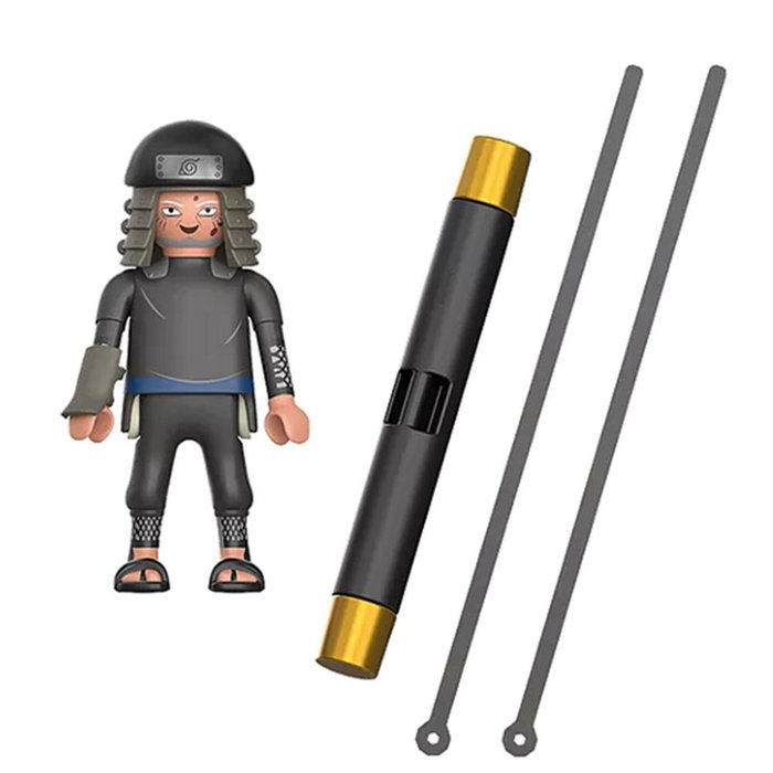 Playmobil Naruto Shippuden Hiruzen avec bâton de combat et accessoires amovibles Playmobil Naruto Shippuden Hiruzen avec bâton de combat et accessoires amovibles