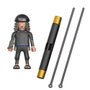 Playmobil Naruto Shippuden Hiruzen avec bâton de combat et accessoires amovibles