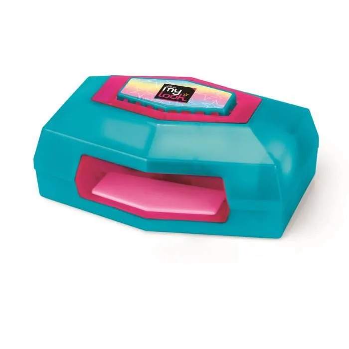 Lexibook Crazart - Kit Salon Style Deluxe pour manucure et pédicure enfant - Comprend vernis, ongles à presser et séche-ongles - Fonctionne avec piles AA Lexibook Crazart - Kit Salon Style Deluxe pour manucure et pédicure enfant - Comprend vernis, ongles à presser et séche-ongles - Fonctionne avec piles AA