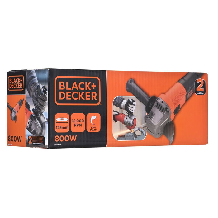 Black + Decker BEG120 Meuleuse d'angle 800W