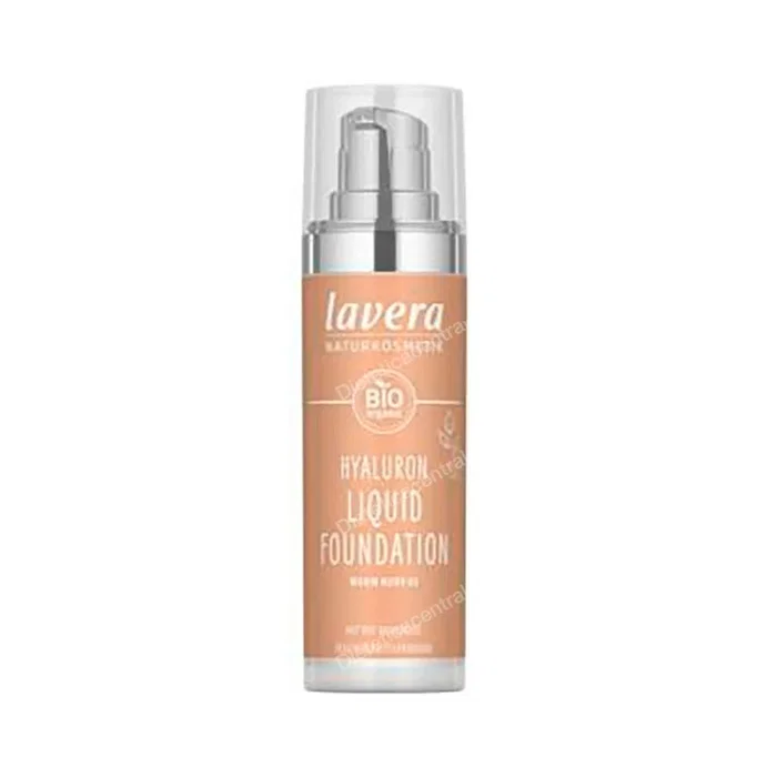 LAVERA Maquillaje Fluido Hyaluron Fond de Teint Fluide 03 Warm Nude 30 ml - Couverture Moyenne, Testé Dermatologiquement, Végan LAVERA Maquillaje Fluido Hyaluron Fond de Teint Fluide 03 Warm Nude 30 ml - Couverture Moyenne, Testé Dermatologiquement, Végan