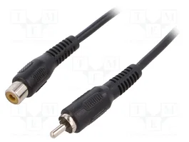 LOGILINK Câble RCA socle vers RCA prise 10 m noir