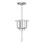 Roca Ah0001600r Kit G Pulsador Enrasado pour mécanisme de chasse d'eau D1P D2P chromé 380x520x420 mm