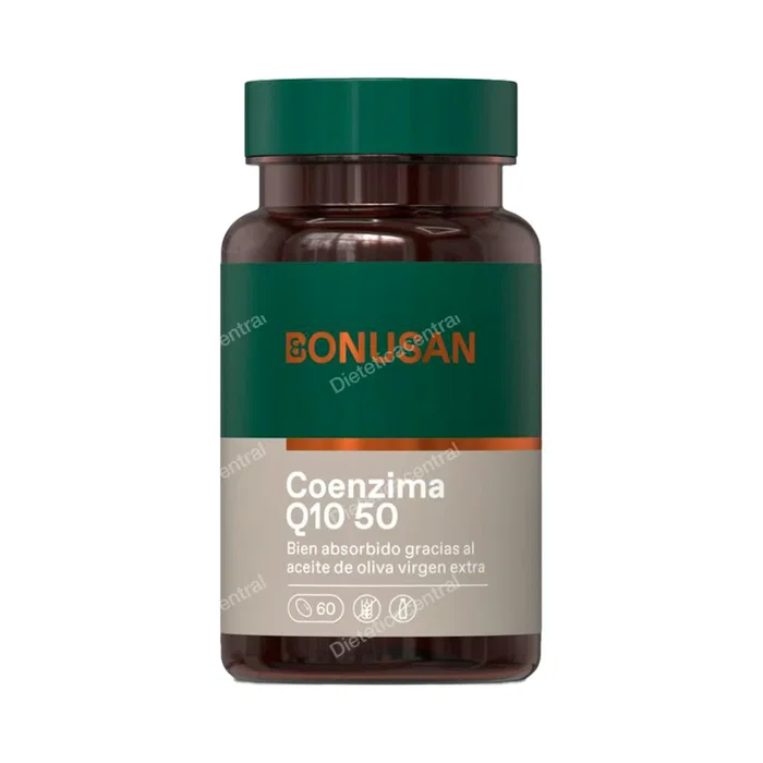 BONUSAN Coenzyme Q10 50 mg, 60 capsules BONUSAN Coenzyme Q10 50 mg, 60 capsules