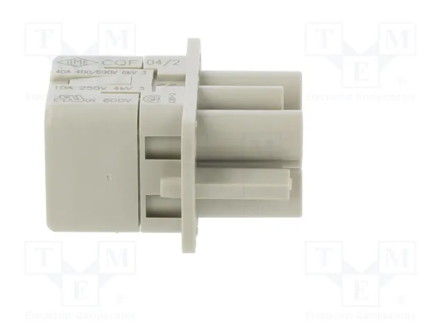 ILME CQF 04/2 Insert de contact HDC Femelle 4 PIN ILME CQF 04/2 Insert de contact HDC Femelle 4 PIN