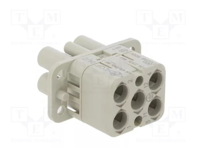 ILME CQF 04/2 Insert de contact HDC Femelle 4 PIN ILME CQF 04/2 Insert de contact HDC Femelle 4 PIN