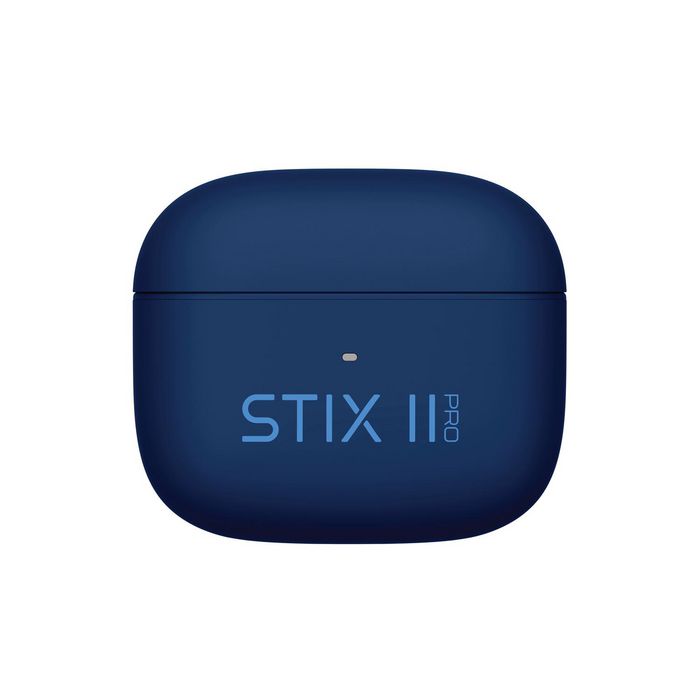 Veho STIX II PRO Écouteurs True Wireless avec Réduction de Bruit Active ANC - Bluetooth 5.3 - Micro Quad ENC - 7h d'autonomie - Bleu