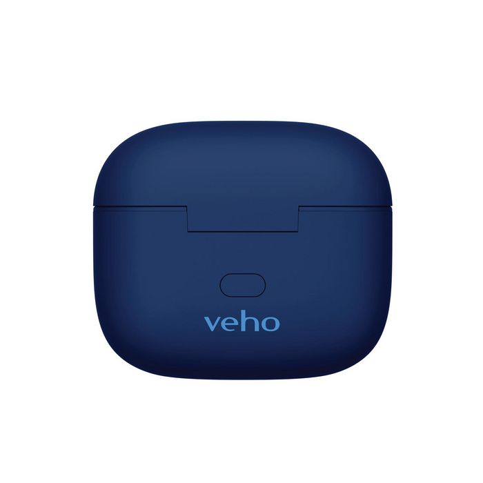 Veho STIX II PRO Écouteurs True Wireless avec Réduction de Bruit Active ANC - Bluetooth 5.3 - Micro Quad ENC - 7h d'autonomie - Bleu
