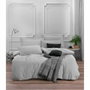 BigBuy Home Parure de couette Gris 3 Pièces (220 x 240 cm) inevitable