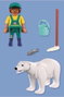 PLAYMOBIL My Life Zoo : Ours polaire et soigneur 72090