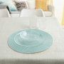 Quid Set de 12 Nappes Individuelles Vita Aqua en Polypropylène Bleu, 38 cm