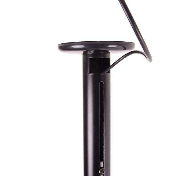 B-Tech Support de plafond télescopique pour tubes Ø50mm, Charge max 90kg, Noir - BT7850