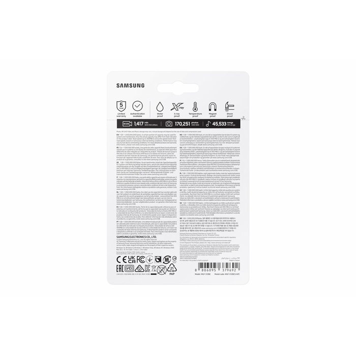 Samsung MUF-512BE3/APC 512 Go Champagne Argenté