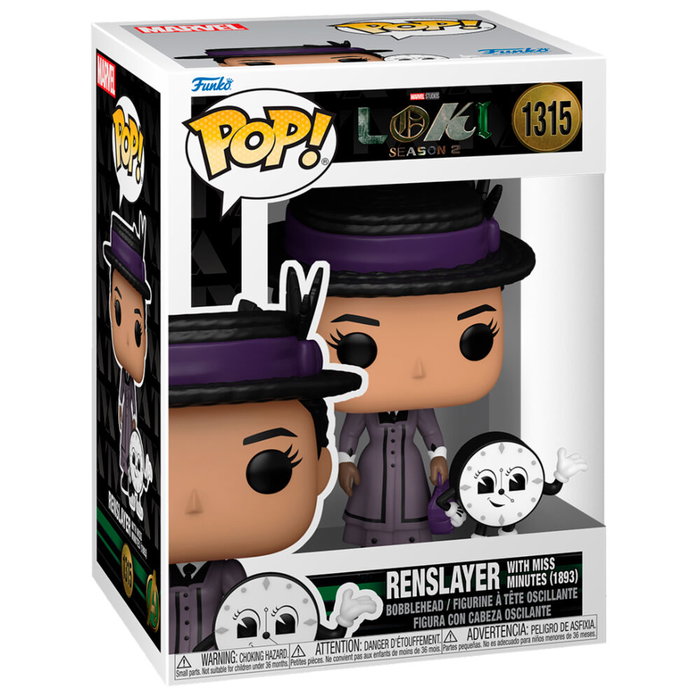 Funko Pop Marvel Loki Saison 2 - Renslayer avec Miss Minutes Funko Pop Marvel Loki Saison 2 - Renslayer avec Miss Minutes