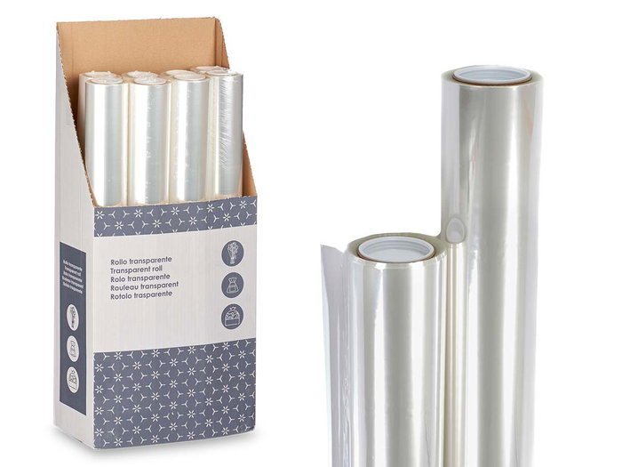 Arte Regal Rouleau Bioflor Transparent 62 cm x 50 m en Polypropylène (Set de 8) Arte Regal Rouleau Bioflor Transparent 62 cm x 50 m en Polypropylène (Set de 8)
