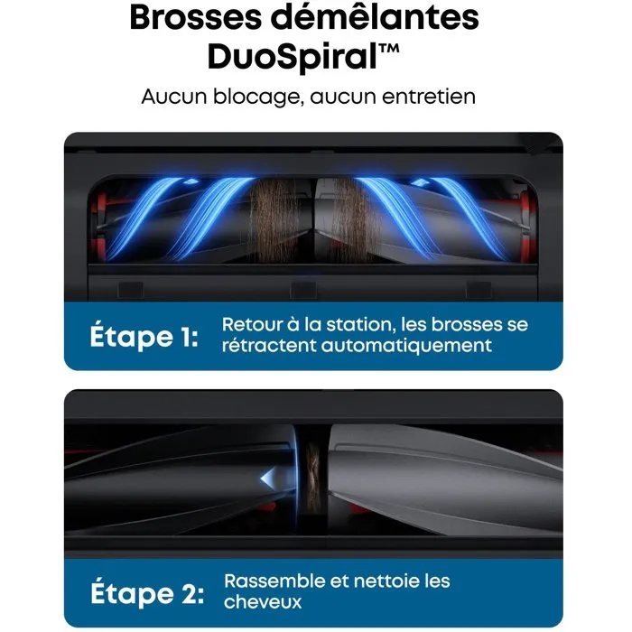 Eufy Omni E28 - Robot aspirateur laveur - Noir