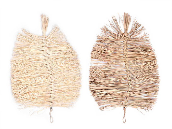 Giftdecor Suspension Feuille de Palmier Moyen 2 Couleurs Beige Marron 48x60 cm (Set de 18) Giftdecor Suspension Feuille de Palmier Moyen 2 Couleurs Beige Marron 48x60 cm (Set de 18)