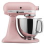 Kitchenaid 5KSM175PS EDR Artisan Robot de cuisine 4,8 L planétaire - Rose Pétale avec bol inox, fouets et accessoires
