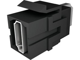 Bachmann - Boîtier HDMI 2.0 Femelle-Femelle Noir - Résolution 4K/60Hz jusqu'à 3840x2160