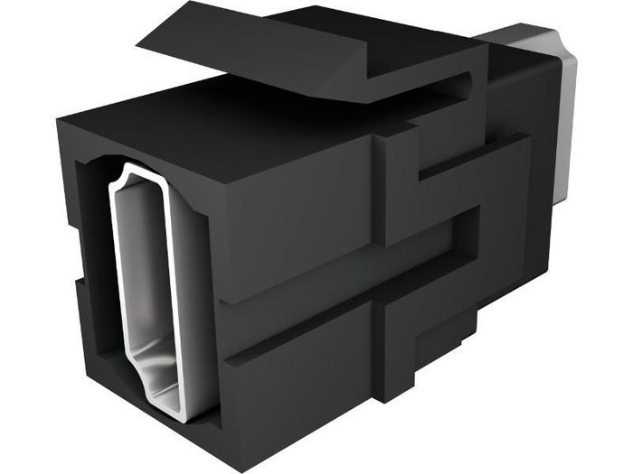 Bachmann - Boîtier HDMI 2.0 Femelle-Femelle Noir - Résolution 4K/60Hz jusqu'à 3840x2160 Bachmann - Boîtier HDMI 2.0 Femelle-Femelle Noir - Résolution 4K/60Hz jusqu'à 3840x2160