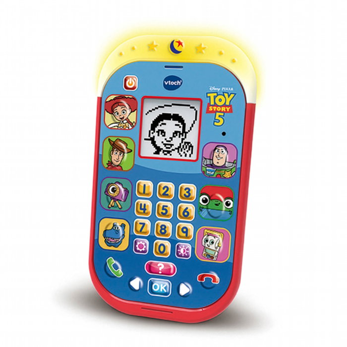 VTech Téléphone Éducatif Toy Story 5 80-593522, Jouet Interactif avec Personnages, Âge +3 Ans