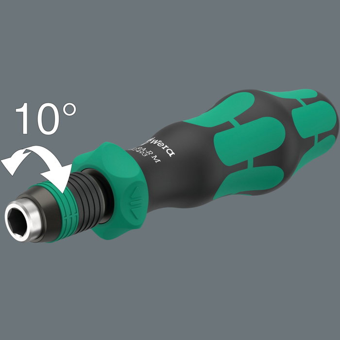 Wera 838 RA-R M Porte-embout avec fonction cliquet 1/4 pouces