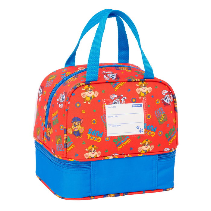 Sac glacière goûter The Paw Patrol Cool Bleu Rouge 20 x 20 x 15 cm