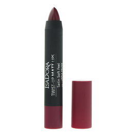 IsaDora Rouge à lèvres mat crème Twist-Up - Teinte 66 Purple Prune - 3.3 g